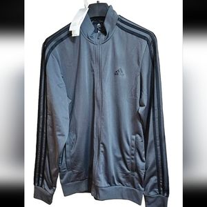 Adidas mens medium 3 stripe Track Jacket